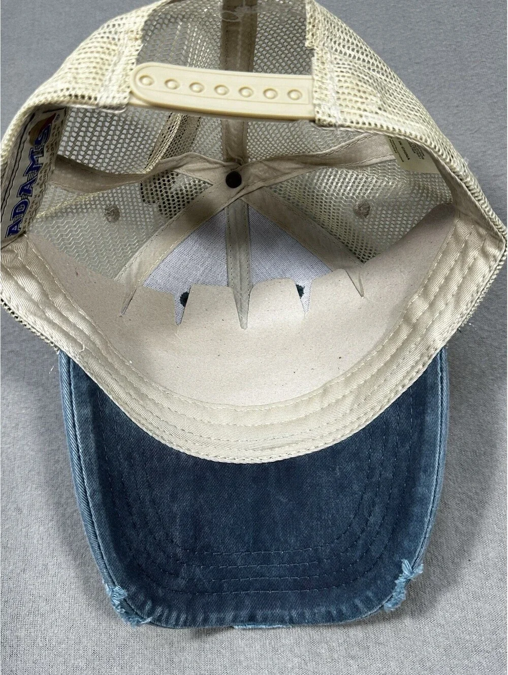 NWT Farm Hair Don’t Care Trucker Hat Adams Snapback Mesh Back Distressed